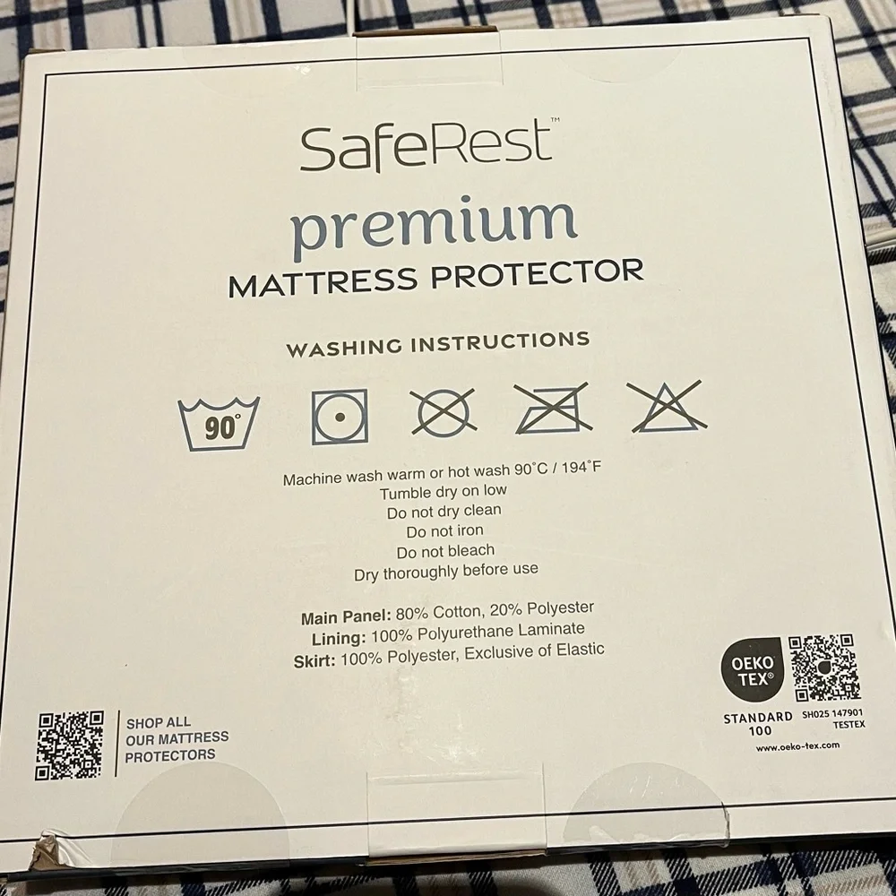 White Mattress Cover with Premium Protection